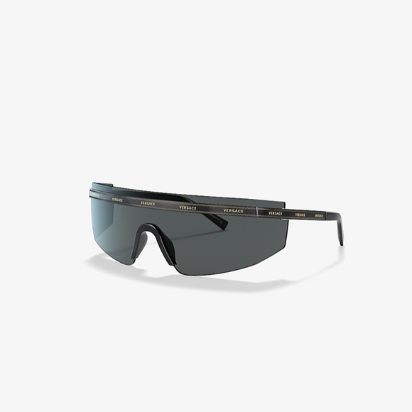 versace women's shield sunglasses